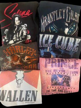 Concert + Harley Davidson T's/Tanks